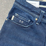 Jeans Tramarossa bleu foncé doublé