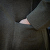 Veste en maille de laine verte