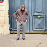 Blouson marron réversible