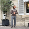 Pull « Cortina » laine et cachemire marron