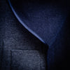 Veste « iconic » jersey de cachemire bleu marine LORO PIANA
