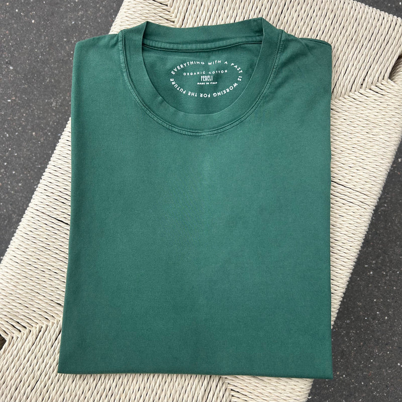 T-shirt “GIZA” coton vert - FEDELI