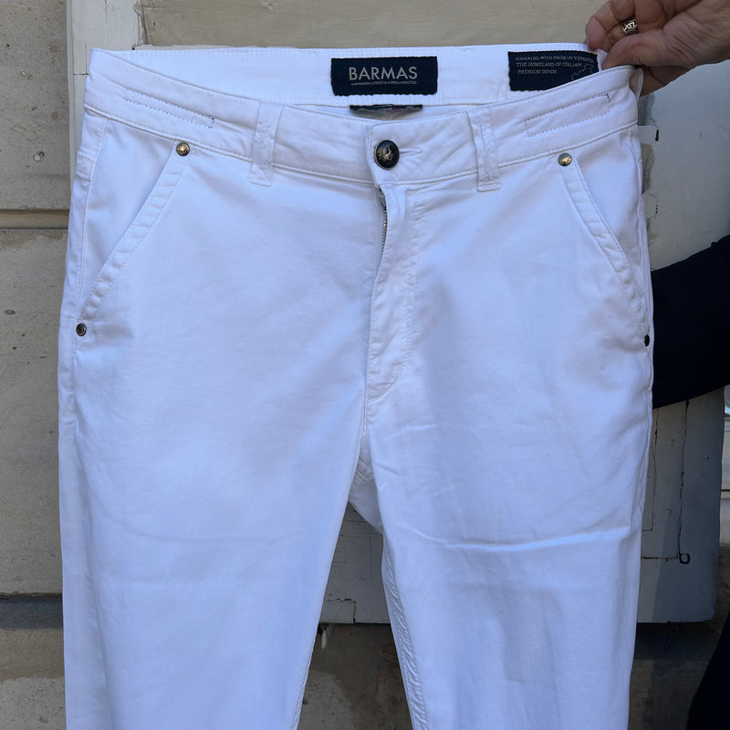 Pantalon chino ultra léger blanc