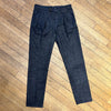 Jeans bleu brut coupe carotte 3