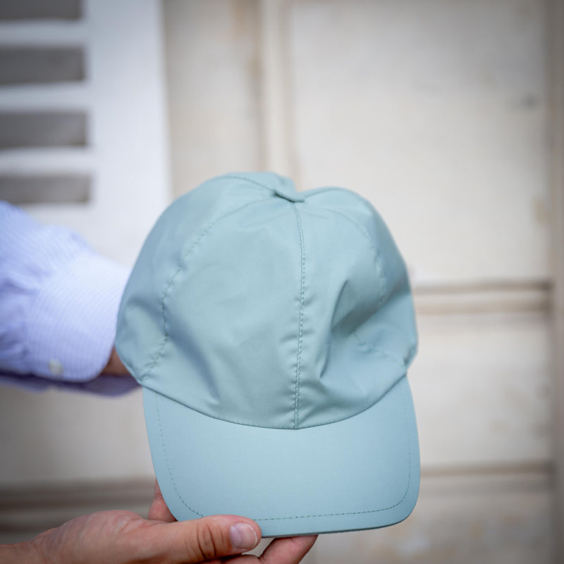 Casquette technique vert pastel