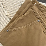 Pantalon chino HEAVY beige ocre