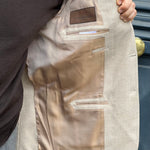 Veste napolitaine écru