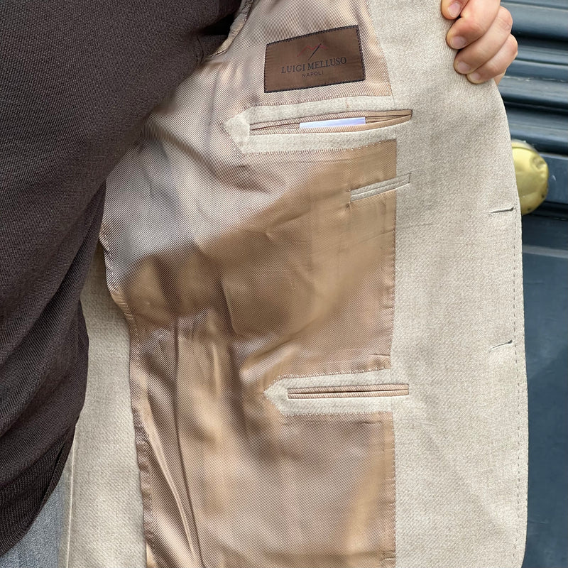 Veste napolitaine écru