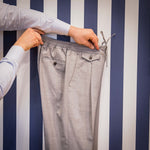 Pantalon napolitain  joggpants gris clair