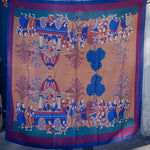 Foulard carré motifs indiens
