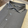 Polo manches longues « ice cotton » taupe