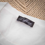 T-shirt manches courtes coton « sea island » blanc