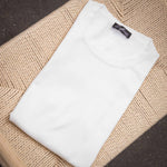 T-shirt manches courtes coton « sea island » blanc
