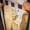 Pantalon napolitain coton stretch beige