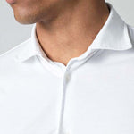 Chemise jersey coton « giza » blanc