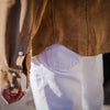 Sur-chemise en peau « texas » camel