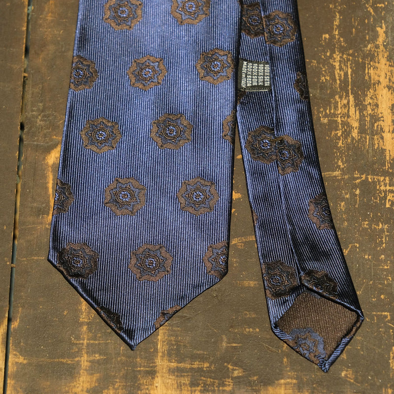 Cravate twill médaillon - 2 coloris