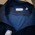 Polo Riviera manches longues jersey bleu marine