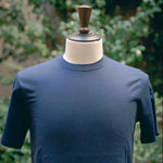 T-shirt "GIZA" coton Bleu marine - FEDELI
