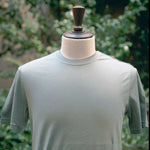 T-shirt "GIZA" coton Vert kaki - FEDELI